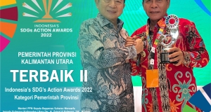 Selamat !!! Bappeda dan Litbang Kaltara Juara II pada Indonesia's SDGs Action Award